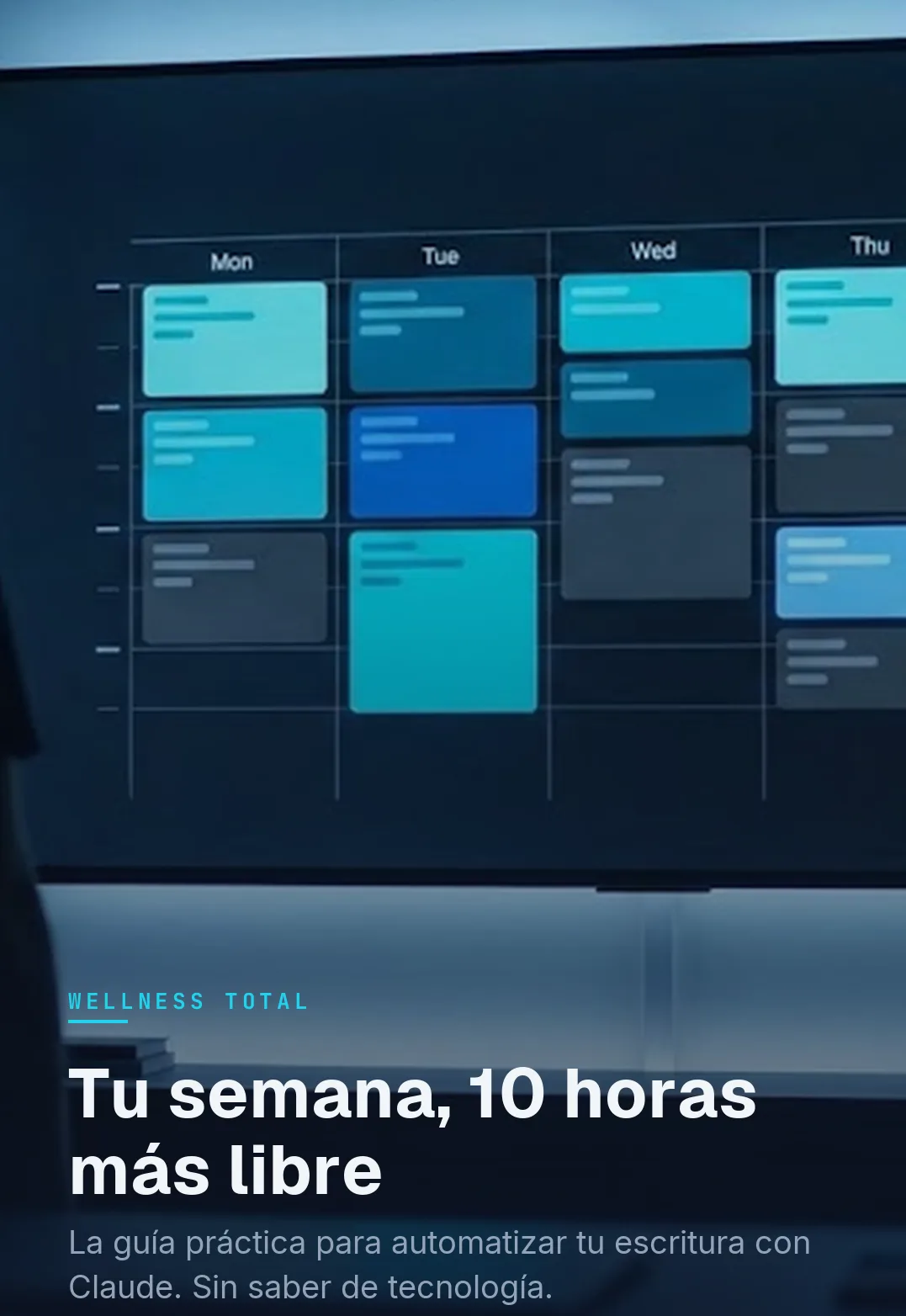 Recupera 10 horas a la semana con Claude